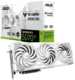 ASUS GeForce RTX 5070 Ti TUF GAMING WHITE OC 16GB DLSS 4 TUF-RTX5070TI-O16G-WHITE-GAMING - Karty graficzne - miniaturka - grafika 1