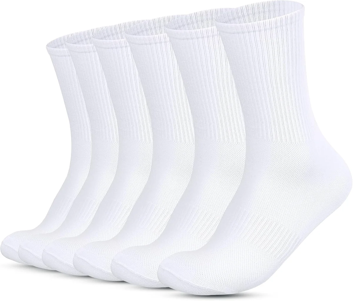 SKARPETY 6 PAR BAWEŁNIANE ODDYCHAJĄCE SPORTOWE UNISEX WIELE ZASTOSOWAŃ