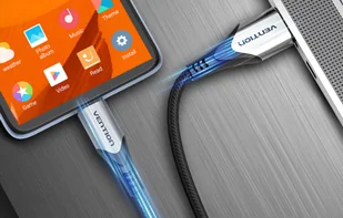 Kabel USB 2.0 A do Micro USB Vention COAHI 3A 3m szary - Kable - miniaturka - grafika 8