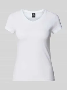T-shirt z czystej bawełny - Koszulki i topy damskie - miniaturka - grafika 1