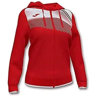 Kurtki damskie - Joma Supernova II damska kurtka z kapturem czerwony czerwony/biały XL - miniaturka - grafika 1