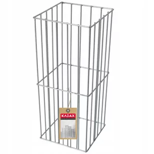 Pergola ogrodowa słup Kanny 60 cm, srebrna - Kratki i pergole - miniaturka - grafika 1
