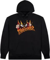 Bluzy męskie - bluza męska THRASHER SUCKA FREE BY NECKFACE HOOD Black - miniaturka - grafika 1