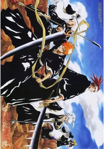 Plakat Anime Manga Bleach blh_148 A2 (custom)