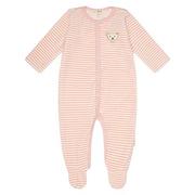 Śpiochy dla niemowląt - Steiff Unisex Baby Basic piżama dla małych dzieci, Silver Pink, 80 - miniaturka - grafika 1