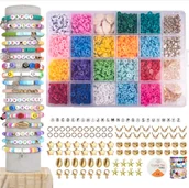 Zabawy w naśladowanie dorosłych - Zestaw do Tworzenia Bransoletek Koraliki 4200 elementów - miniaturka - grafika 1