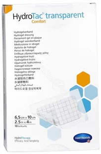 Hartmann HydroTac Transparent Comfort przezroczysty opatrunek z hydrożelem 6.5 x 10 cm x 10 szt |  OD 199 PLN! - Apteczki i materiały opatrunkowe - miniaturka - grafika 1