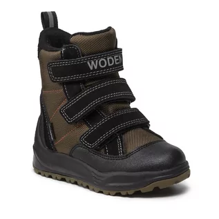 Śniegowce damskie - Śniegowce WODEN - Adrian Boot WW9050 Dark Olive 295 - grafika 1