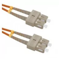 Patchcordy - Qoltec Duplex SC/UPC-SC/UPC 50/125m OM2 1m 54010 - miniaturka - grafika 1