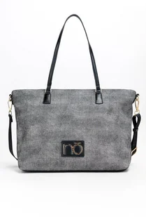 Shopperka Nobo denim croco - Torebki damskie - miniaturka - grafika 1