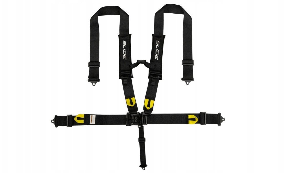 Pasy sportowe Slide V2 Czarne 5P 3