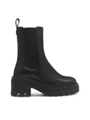 Botki damskie - Gino Rossi Botki CIRCE-RST-02G Czarny - miniaturka - grafika 1