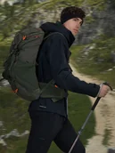 Plecaki - 4F Plecak trekkingowy (40 L) - oliwkowy/khaki Uniwersalny - miniaturka - grafika 1