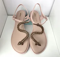Sandały damskie - Sandały damskie Melissa 33283/50845 Pink/Bronze - miniaturka - grafika 1