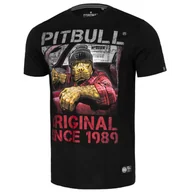 Koszulki sportowe męskie - Pit Bull T-Shirt Koszulka Drive Black - miniaturka - grafika 1