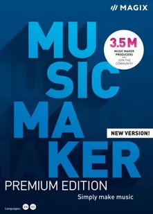 MAGIX Music Maker Premium Edition - ESD - cyfrowa - Edu i Gov - Programy do edycji dźwięku - miniaturka - grafika 1