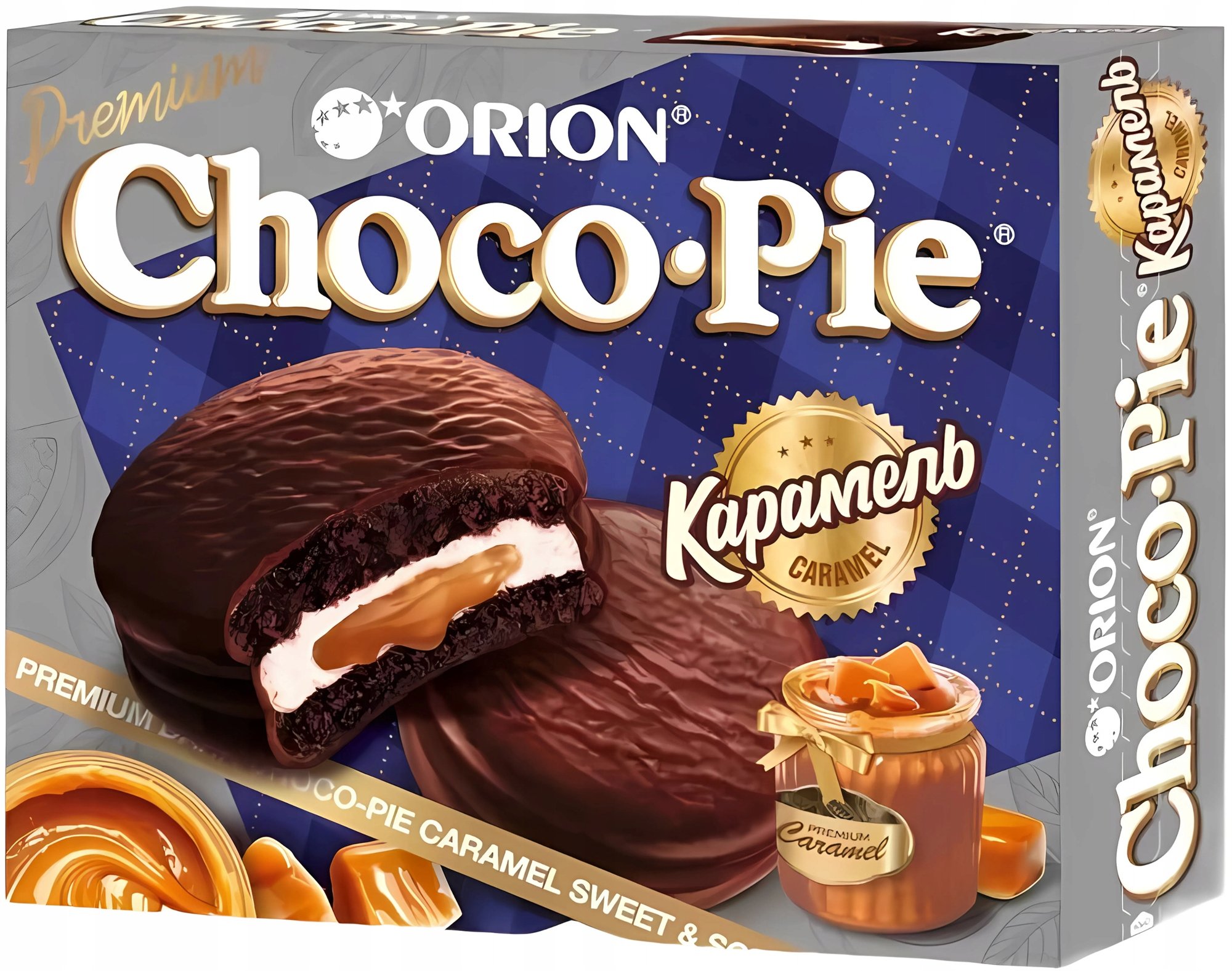 Ciastko Chocopie Karmel 360g*8 Pdl/krt