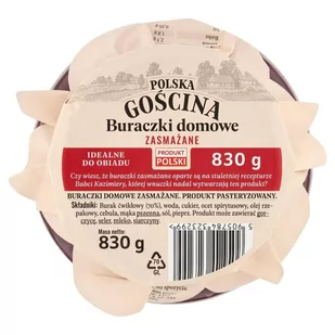 Polska gościna Buraczki domowe zasmażane 830 g - Warzywa w marynacie - miniaturka - grafika 1