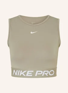 Nike Krótki Top Pro 365 Dri-Fit gruen - Bluzki damskie - miniaturka - grafika 1