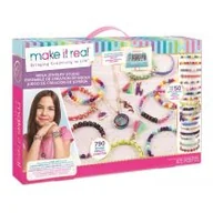 Zabawki kreatywne - Make it real Zestaw do tworzenia bransoletek Mega Jewelry Studio - miniaturka - grafika 1