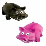 Zabawki dla psów - Zabawka Lateksowa, Piszcząca Dla Średnich I Dużych Psów "Chrumkająca Świnka", Wielkość 20 Cm, Szara - miniaturka - grafika 1