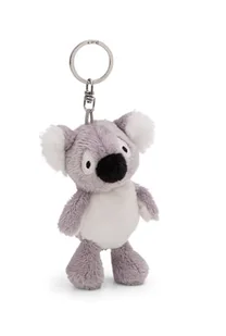 Breloczek do kluczy Koala Barry 10cm szary - Pluszowy towarzysz przytulanka zwierzęca z kółkiem na klucze do smyczy, torby albo plecaka - Plecaki - miniaturka - grafika 1