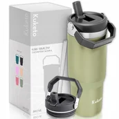 Herbata - Kubek Termiczny Termos Gorące Napoje Do 12h-24h Kawa Herbata Szczelny 890ml - miniaturka - grafika 1