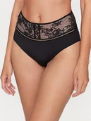 Majtki damskie - Passionata Figi klasyczne z wysokim stanem Olivia P49J30 Czarny - miniaturka - grafika 1