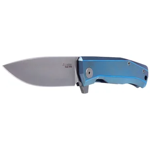 Nóż składany LionSteel Myto Blue Titanium, Satin M390 by Molletta (MT01 BL) - Noże - miniaturka - grafika 2