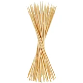 Akcesoria do grilla - Vilde Wykałaczki drewniane szpikulce do szaszłyków długie patyki szaszłykowe zestaw 50 sztuk 35 cm - miniaturka - grafika 1