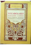 Książki do nauki języka włoskiego - Vocabolario italiano latino - miniaturka - grafika 1