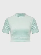 Koszulki i topy damskie - Reebok T-Shirt Classics Energy HH9802 Zielony Slim Fit - miniaturka - grafika 1
