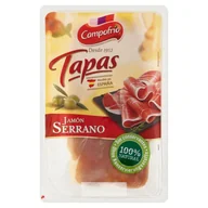 Kiełbasa i wędliny - Campofrio Szynka wieprzowa Jamón Serrano w plastrach 80 g - miniaturka - grafika 1