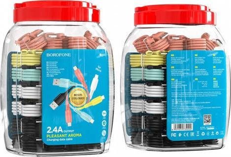 Kabel USB Borofone USB-A - microUSB 1 m Kolor wybierany losowo 6931474732200