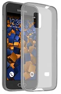 Etui i futerały do telefonów - mumbi Etui kompatybilne z Samsung Galaxy S5 mini etui na telefon komórkowy, cienkie, przezroczyste czarne - miniaturka - grafika 1