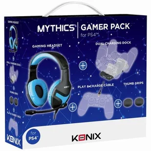 Konix Gamer Pack PS4 - Akcesoria do Playstation - miniaturka - grafika 1