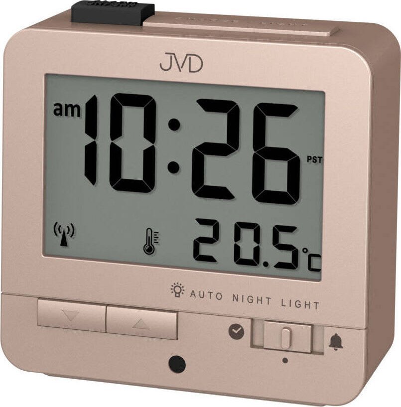 Zegarek JVD Zegar budzik JVD RB9401.3 drzemka czujnik
