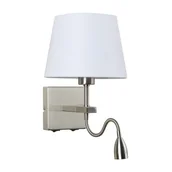 Lampy ścienne - Italux Norte WL-1122-2-BL-SN-RO-WH WL-1122-2-BL-SN-RO-WH - miniaturka - grafika 1