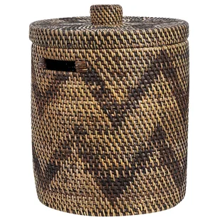 Kosz rattanowy naturalny BOHOROK - Kosze wiklinowe - miniaturka - grafika 1