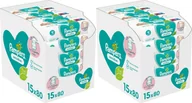 Chusteczki nawilżane - Pampers Chusteczki nawilżane Sensitive 30x80szt. - miniaturka - grafika 1