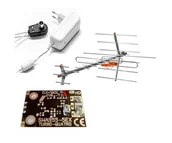 Anteny TV - Antena kierunkowa DVB-T TTV Turbo Q100 Combo z podwójnym dipolem, odporna na UV, do odbioru MUX-8, idealna do domów i ogrodów, łatwy montaż. - miniaturka - grafika 1