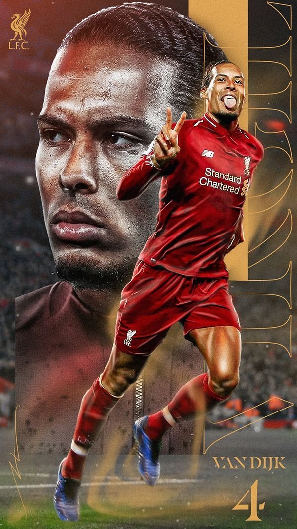 PODKŁADKA POD MYSZ Nadruk 22x18 cm Virgil van Dijk Liverpool FC Prezent