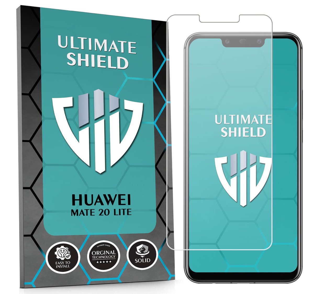 WZMOCNIONE SZKŁO OCHRONNE SZYBKA SZKIEŁKO NA EKRAN DO HUAWEI MATE 20 LITE