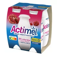 Kefiry, jogurty, maślanki - Danone - Actimel L.casei z witaminami B i D  o smaku granatu - miniaturka - grafika 1