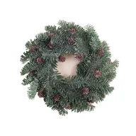 Ozdoby bożonarodzeniowe - Wianek z szyszkami 25 cm - miniaturka - grafika 1