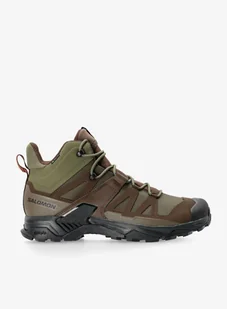Buty GORE TEX Salomon X Ultra Tracker GTX - green/earth/black - Buty zimowe męskie - miniaturka - grafika 1