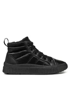 Buty dla dziewczynek - Geox Sneakersy J Laquinny Girl J46M3C 0LVBC C9999 S Czarny - miniaturka - grafika 1