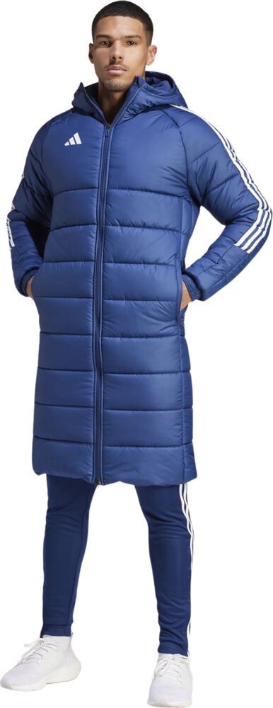 Kurtka męska Adidas Kurtka płaszcz adidas męski Tiro 24 Long niebieski IR9502 2XL
