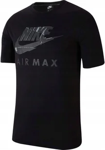 Koszulki Męskie Nike Czarne r. XL Bawełniane Sportowe - Koszulki męskie - miniaturka - grafika 1