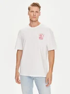Koszulki męskie - Jack&Jones T-Shirt Bradley 12264405 Biały Wide Fit - miniaturka - grafika 1